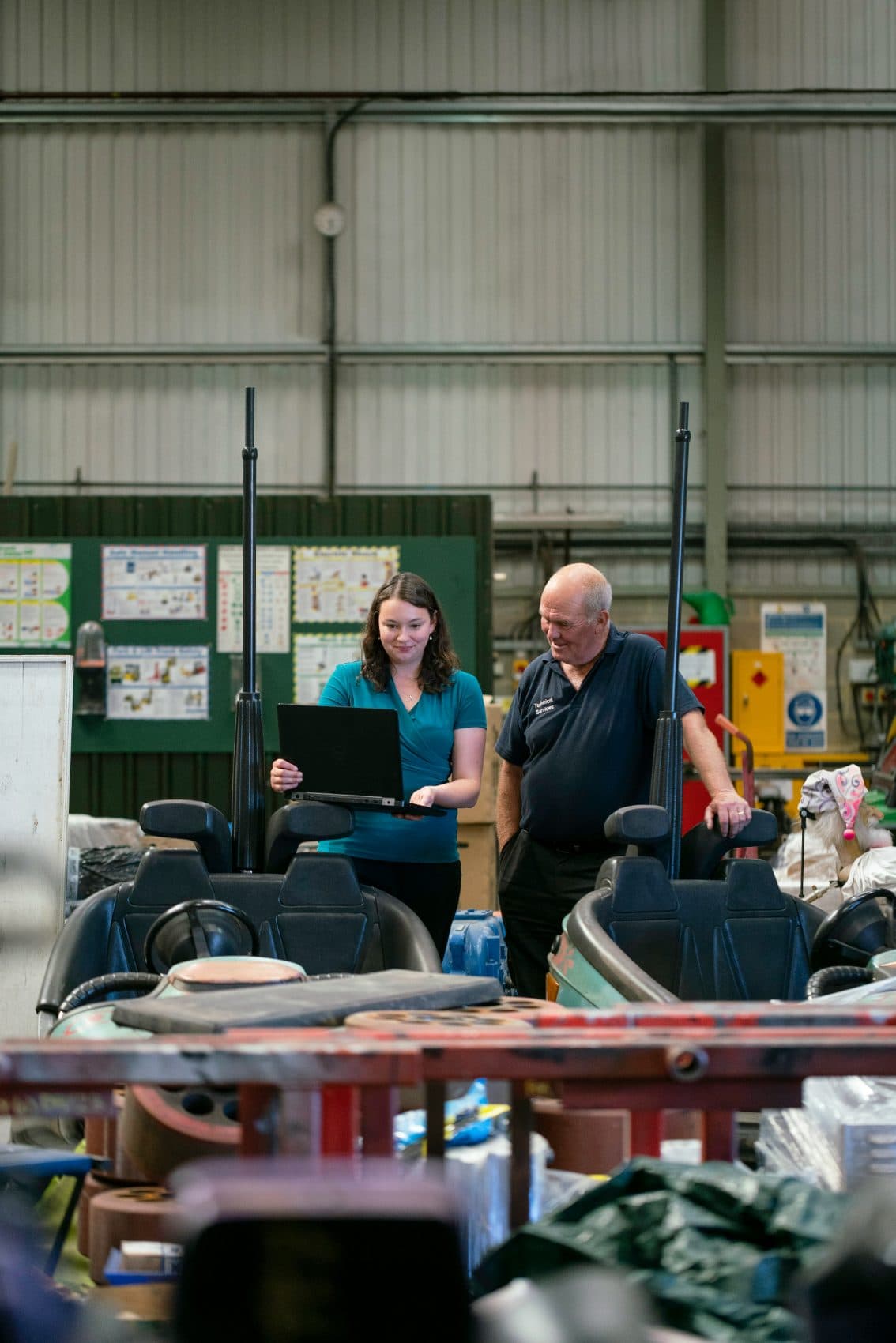 A Wondr client on the floor of their West Midlands warehouse